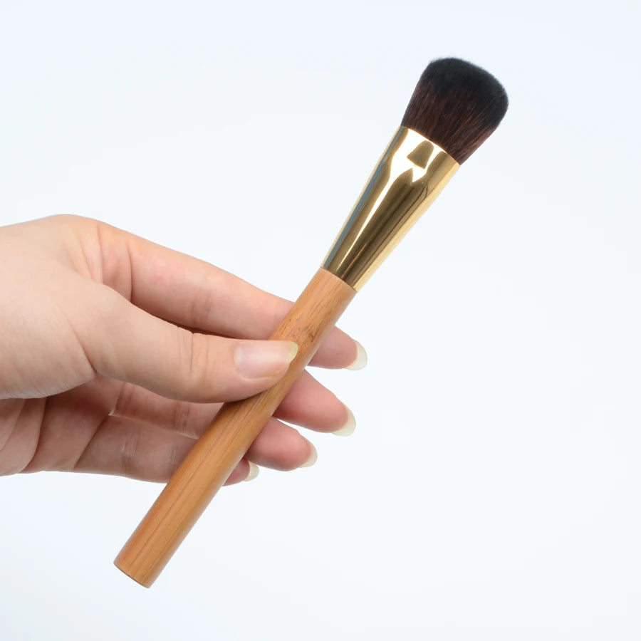 Pinceaux de maquillage en bambou de haute qualité tout type