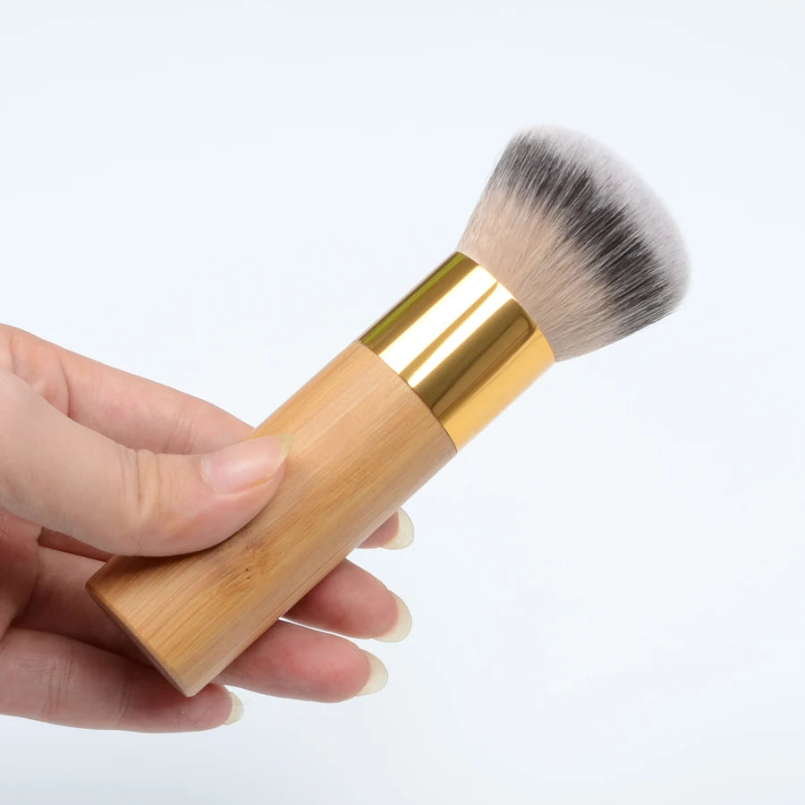 Pinceaux de maquillage en bambou de haute qualité tout type